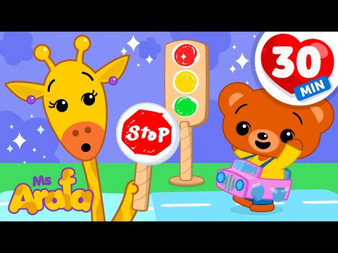 🚦Red Light, Green Light 🚨 Learning at School is Fun | Songs For Kids ♫ Plim Plim - The Kindness Hero