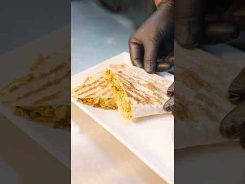 Chef makes an Indian style Quesadilla!