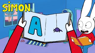🚀 ¡El abecedario es súper divertido con Simón! 🎉 Simón | Aprende con Simon | Dibujos animados