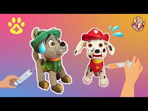 Los Cachorros de la Patrulla Canina TIENEN MIEDO A LAS VACUNAS!