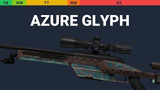 SSG 08 Azure Glyph Wear Preview