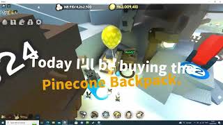 Buying the Pinecone Backpack and doing a boost (ROBLOX Ants Simulator)