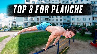 PLANCHE TRAINING. TOP 3 WALL EXERCISES.