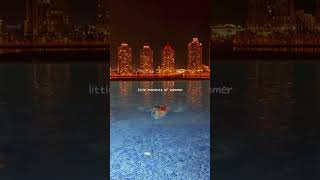 Summer nights at The Pearl #SummerVibes #vivabahriya #thepearlqatar #personalblog  #peacefulvibes