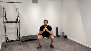 Kettlebell Goblet Pulse Squat