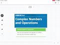 Complex Numbers and Their Operations