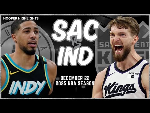 Sacramento Kings vs Indiana Pacers Full Game Highlights | Dec 22 | 2025 NBA Season