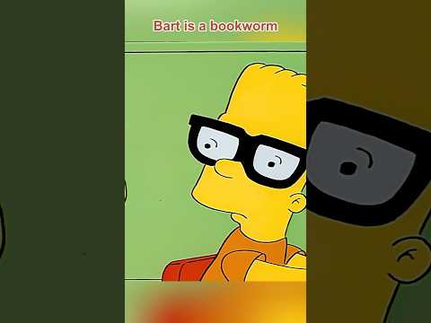 Bart is a bookworm#foryou #shorts #movie #simpsons