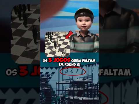 Os 3 jogos que faltam em round 6 #shorts #squidgame #round6 #curiosidades