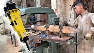 Rebuilding Excavator WORN OUT Hydraulic Breaker Chisel | Hydraulic Jack Hammer Chisel Repair