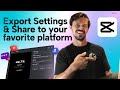 Export Settings for Social Media Platforms
