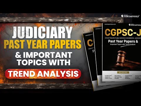 Judiciary Previous Year Paper's and Important Topics with Trend Analysis