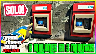 RAPIDO! OBTEN 2 MILLONES EN 3 MINUTOS SIN AYUDA "EASY MONEY" GTA ONLINE *TODAS LAS CONSOLAS*