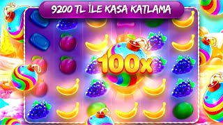 SLOT OYUNLARI 🍭 SWEET BONANZA 1000 🍭 BONANZA DA KÜÇÜK KASA 9200 TL İLE KASA KATLAMA !! #slotoyunları