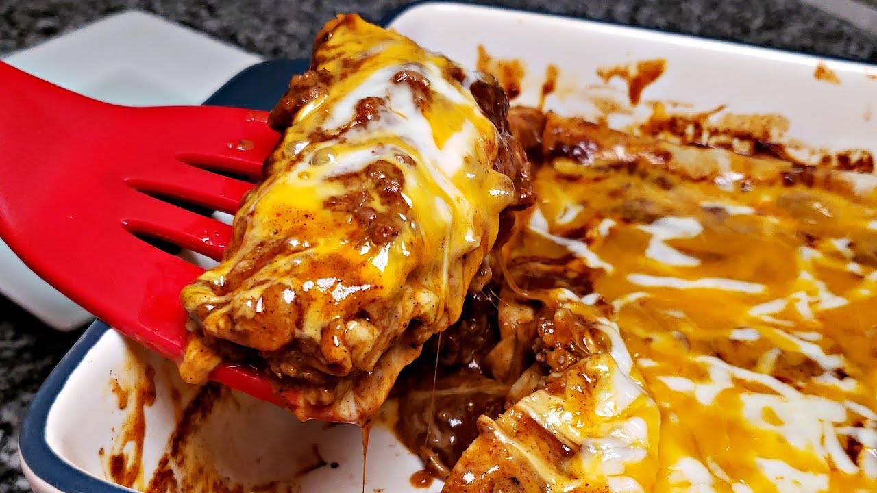 How To Make Cheesy Baked Enchiladas