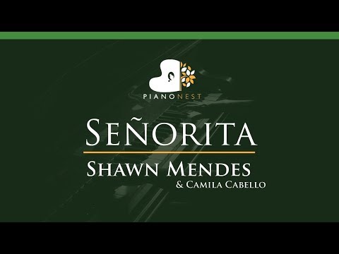 Shawn Mendes, Camila Cabello – Senorita – LOWER Key (Piano Karaoke / Sing Along)