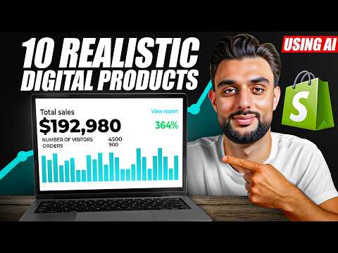 10 Digital Products Anyone Can Sell Using AI To Make $10,000/Month