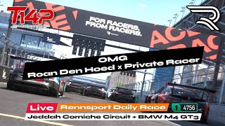 | OMG - Roan Den Hoed × Private Racer | Rennsport Daily Race | Jeddah | BMW M4 GT3 |