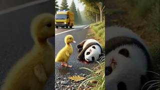 बत्तख का बच्चा खतरे में उसके दोस्त उसे बचाने के लिए आए हैं😱 #DuckRescue#CuteAnimals #AnimalRescueX