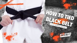 How to properly tie a Martial Arts belt #shorts #youtubeshorts #taekwondo #viral #subscribe#tranding