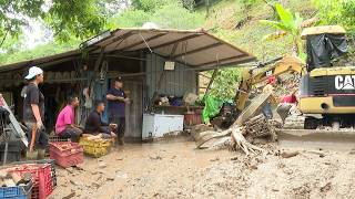 YouTube video thumbnail: Typhoon Bavi Leaves Battered Infrastructure in Taiwan's Mountains