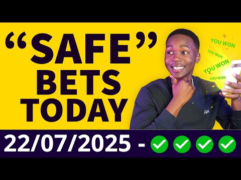 FOOTBALL PREDICTIONS TODAY 22/07/2025 - 8+ ODDS, 5+ ODDS Betting Tips