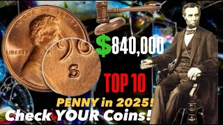 TOP 10 Most Valuable Lincoln PENNY Coins in 2025!