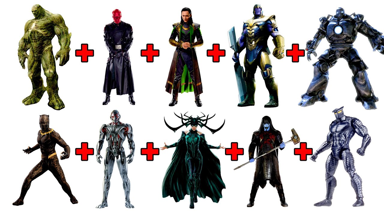 Marvel villains character fusion! 10 villains combined into one!