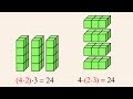 Exploring Associative and Distributive Properties of Multiplication