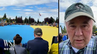 WSJ Reporter Describes Pro-Ukraine Protest in Alaska Amid Trump-Putin Summit | WSJ News