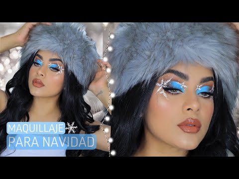 MAQUILLAJE PARA NAVIDAD ❄️ LOOK FÁCIL Y RÁPIDO PARA FIESTAA ❄️