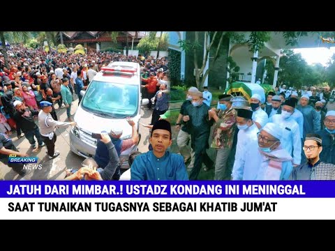 Wafat Saat Tunaikan Tugas sebagai Khatib Jum'at, Jenazah Ustaz Ini Dimakamkan Bersama 1 Jenazah Lain