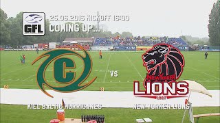25.06.2016 Kiel Baltic Hurricanes vs New Yorker Lions