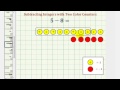 Subtracting Integers with Two Color Counters