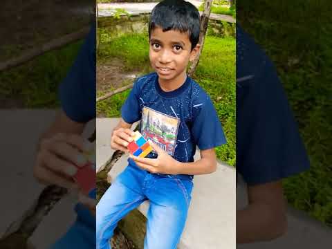 ๐ฑ2/2 Cube Solved in 1 second challenge#short #cube#tranding