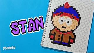 APRENDE A DIBUJAR a STAN de SOUTH PARK en Pixel Art | Fácil y Rápido