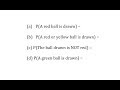 Probability Concepts and Calculations
