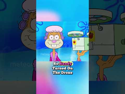 The squirrel lost its helmet under the sea #animation #cartoon #spongebob #fyp #movie #shorts #film
