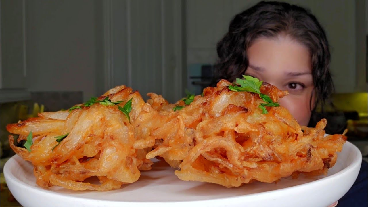 CRISPY Onion Fritters Recipe EASY CRISPY FRIED ONIONS