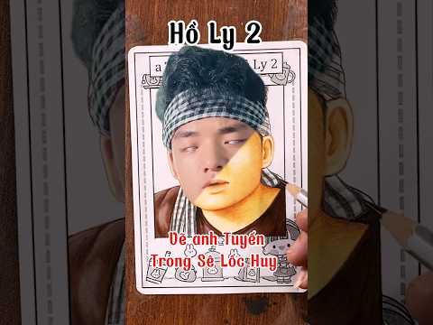 Vẽ Đội Trưởng Tuyến mù cứu chị Dung trong Hồ Ly 2 | Sê Lốc Huy | Oppa Huy Idol