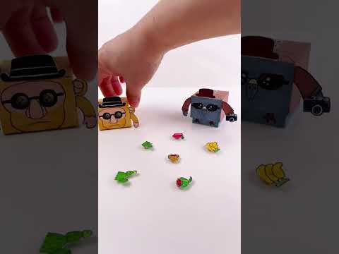 Brainrot MEME Magnetic Cube Toy๐งฒ #diy #italianbrainrot