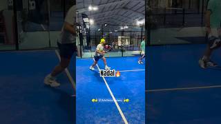 Rafael Nadal playing Padel Tennis in Spain!! #spain #tennis #sports #athlete #nadal #djokovic #atp