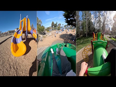 School Playground Parkour POV
