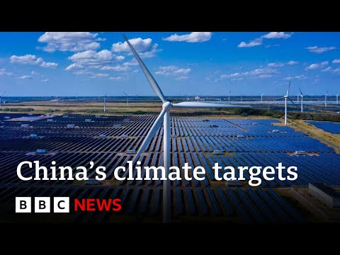 YouTube video thumbnail: China Makes Landmark Pledge to cut its Climate Emissions