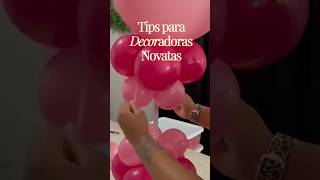 Tips para decoradoras novatas ♥️ cómo colocar tu globo gigante en tu columna 🥰