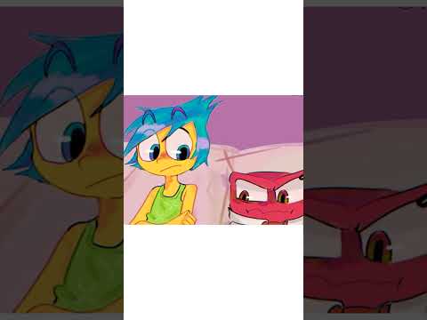 Furia y alegria cambian bebidas?😮 #intensamente2  #comics #comicdub #fandub #elgomita #ship #shorts