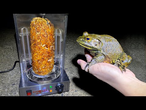カエルの肉でケバブ作ってみた
