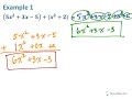 Exploring the Addition of Polynomials