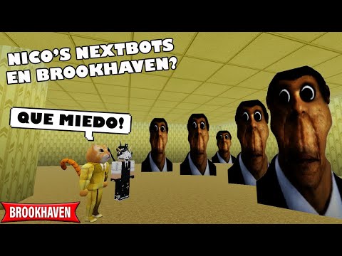 QUE PASARÍA SI EXISTIERA LOS BACKROOMS EN BROOKHAVEN? ( NICO'S NEXTBOTS) ( ROBLOX)