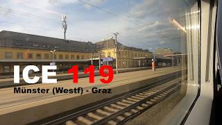 Fast 13 Stunden ICE 4: Mitfahrt im ICE 119 Münster (Westf) Hbf - Graz Hbf